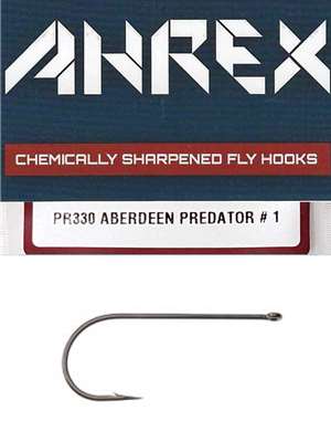 Ahrex PR330 Aberdeen Predator Hooks New Fly Tying Materials at Mad River Outfitters