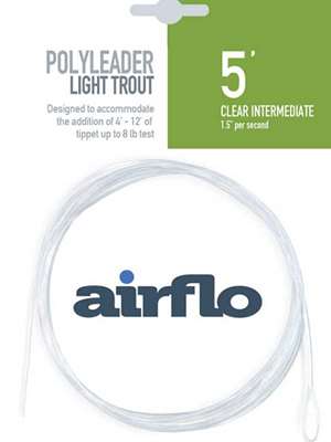 Airflo 5' Light Trout Polyleaders- Intermediate Sinking Leaders