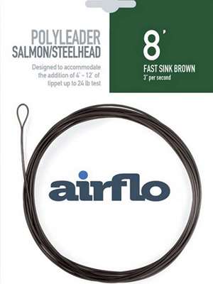 Airflo Salmon/Steelhead 8' Polyleader- Fast Sink Sinking Leaders