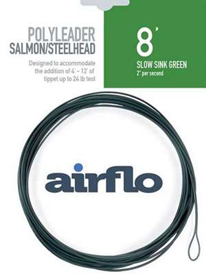 Airflo Salmon/Steelhead 8' Polyleader- Slow Sink Sinking Leaders