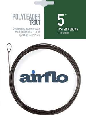 Airflo Trout Polyleaders Fast Sink Sinking Leaders