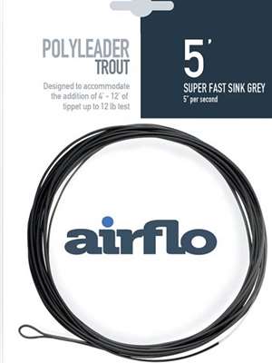 Airflo Trout Polyleaders Super Fast Sink Sinking Leaders