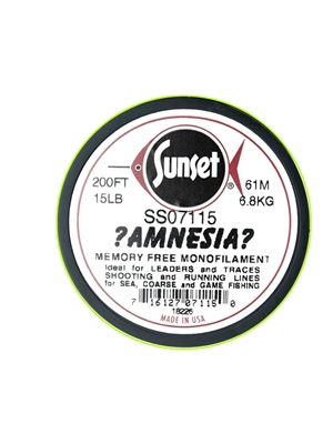 Amnesia Memory Free Monofilament Fly Fishing Leader Materials- Butts and MIds