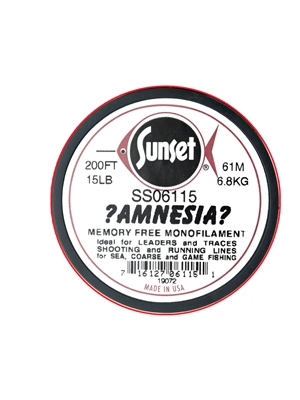 Amnesia Memory Free Monofilament Fly Fishing Leader Materials- Butts and MIds