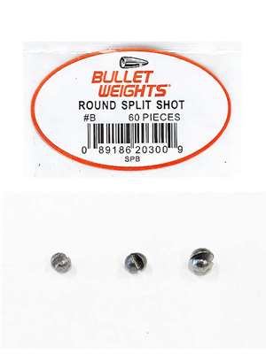 bullet weights round split shot Fly Fishing Split Shot at Mad River Outfitters