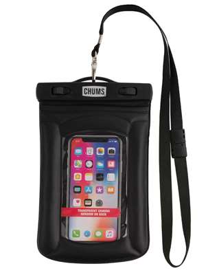 Chums Floating Phone Protector in Black New Fly Fishing Gear at Mad River Outfitters