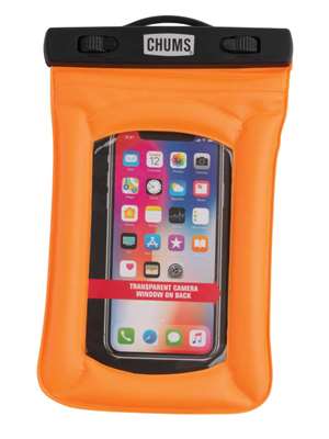 Chums Floating Phone Protector in Orange New Fly Fishing Gear at Mad River Outfitters