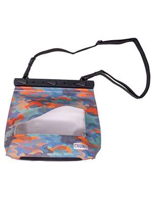 Chums Shuttle Splash Sack in Fish Camo Blue New Fly Fishing Gear at Mad River Outfitters