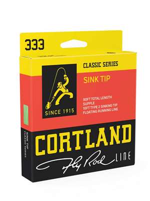 Cortland 333 Type 2 Sink Tip Fly Line sinking intermediate fly lines