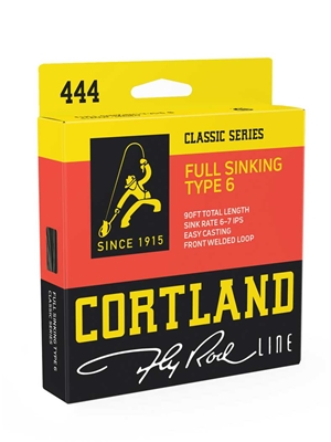 Cortland 444 Full Sinking Type 6 Fly Line sinking intermediate fly lines