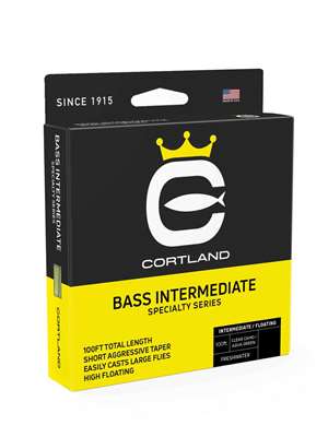 Cortland Bass Intermediate Fly Line bass pike musky fly lines