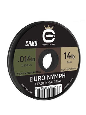 Cortland Camo Euro Nymph Leader Material Euro Nymph Leaders and Materials