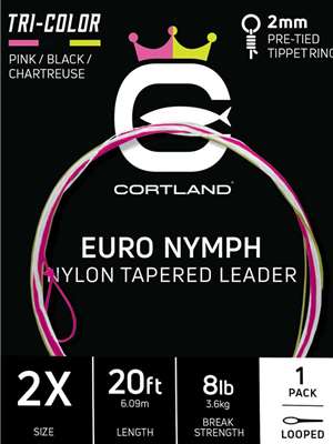 Cortland Euro Nymph Leader Euro Nymph Leaders and Materials