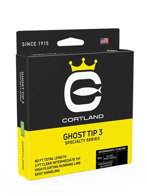 Cortland Ghost Tip 3 Fly Line sinking intermediate fly lines