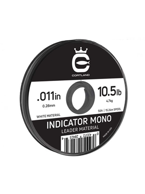 Cortland White Indicator Mono Euro Nymph Leaders and Materials