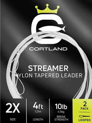 Cortland 4' Streamer Leaders Sinking Line Leaders