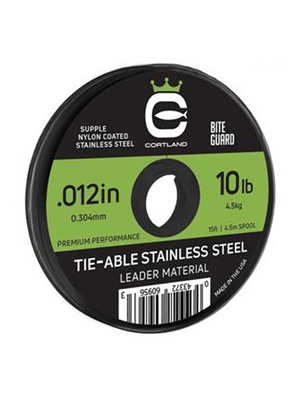 Cortland Tie-Able Stainless Steel Wire Tippet Material Saltwater fly fishing tippet materials