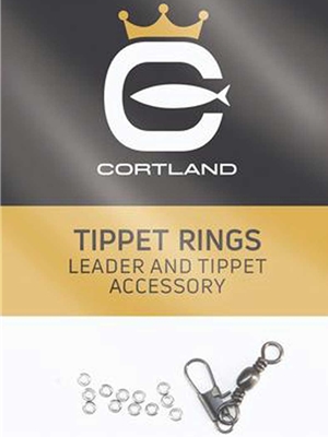 Cortland Competition Tippet Rings Euro Nymph Leaders and Materials