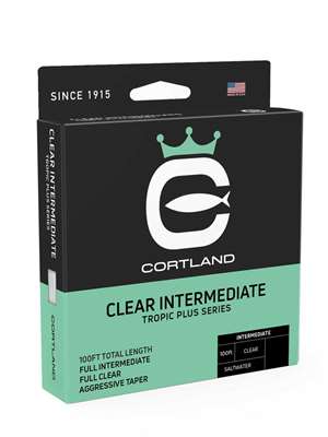 Cortland Tropic Plus Clear Intermediate Fly Line sinking intermediate fly lines