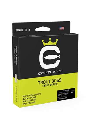 Cortland Trout Boss Weight Forward Fly Line Cortland