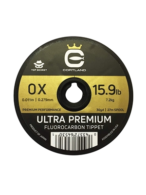 Cortland Ultra Premium Fluorocarbon Tippet Euro Nymph Leaders and Materials