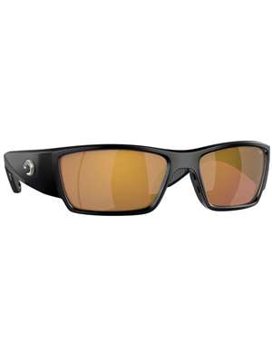 Costa Corbina Pro Sunglasses- matte black with gold mirror 580G lenses Costa del Mar