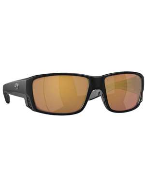 Costa Tuna Alley Pro Sunglasses- matte black with gold mirror 580G lenses Costa del Mar