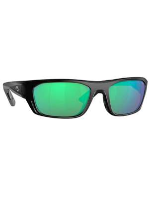 Costa Whitetip Pro Sunglasses- matte black with green mirror 580G lenses Costa del Mar