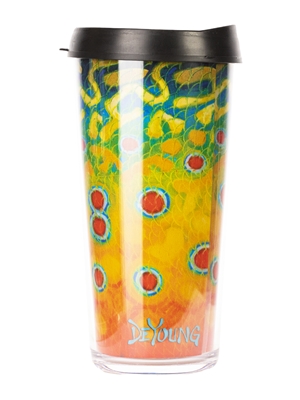 deyoung brook trout travel mug Coffee Mugs & Barware