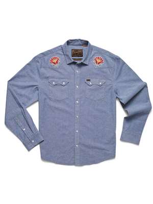 Howler Brothers Crosscut Deluxe in Fresh Blooms Men's Fly Fishing Shirts at Mad River Outfitters