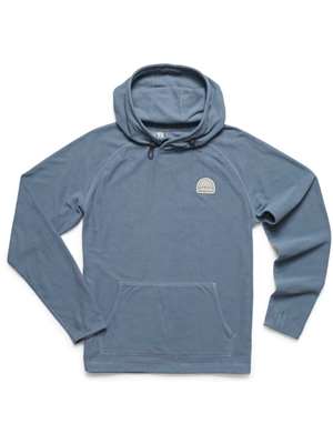 Howler Brothers Palo Duro Fleece Hoodie in Mirage Blue. Fly Fishing Insulation