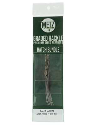 Metz Hackle Hatch Bundle - Baetis Umpqua Feather Merchants