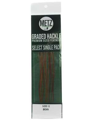 Metz Hackle Select Single Pack - Brown Umpqua Feather Merchants