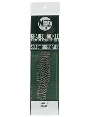 Metz Hackle Select Single Pack - Grizzly Gifts for Fly Tying at Mad River Outfitters