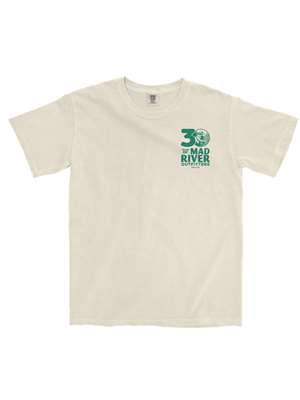 Celebrate 30 Years of your favorite Local Global Fly Shop by sporting this limited edition Mad River Outfitters Tee! Fly Fishing T-Shirts at Mad River Outfitters