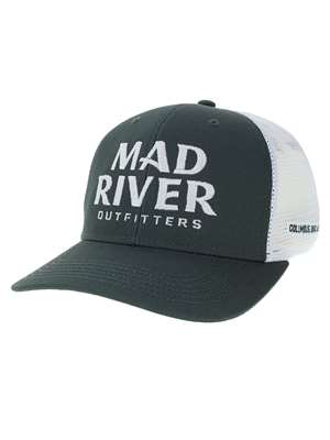 Mad River Outfitters Mid-Pro Snapback Hat- dark green Mad River Outfitters Logo Hats