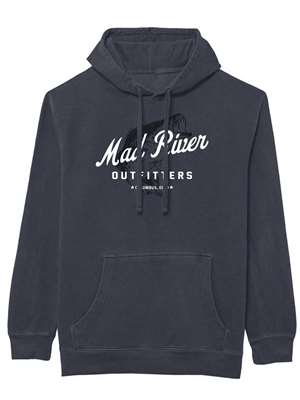 Mad River Outfitters Pigment Dyed Fleece Hoody Fly Fishing Hoodies