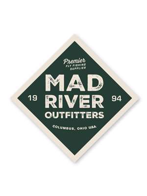 MRO Diamond Sticker at Mad River Outfitters! Fly Fishing Stickers