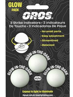 Oros Strike Indicators- Medium Glow Strike indicators at Mad River Outfitters