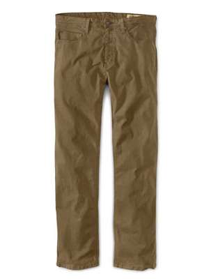 Orvis 5-Pocket Stretch Twill Pants- Field Khaki Men's Fly Fishing and Outdoor related pants at Mad River Outfitters