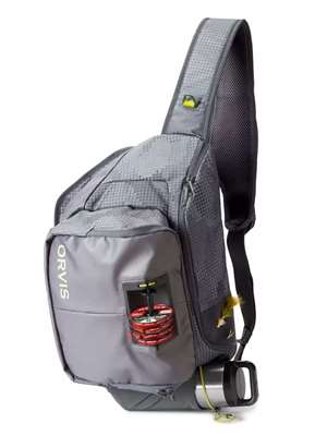 Orvis Guide Sling Pack- steel camo Orvis fly fishing vests, slings and packs at Mad River Outfitters