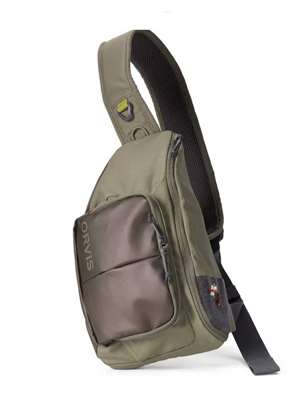 Orvis Mini Sling Pack- dusty olive Orvis fly fishing vests, slings and packs at Mad River Outfitters