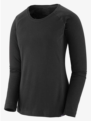 Patagonia Women's Capilene Midweight Crew in Black. Capilene Long Underwear