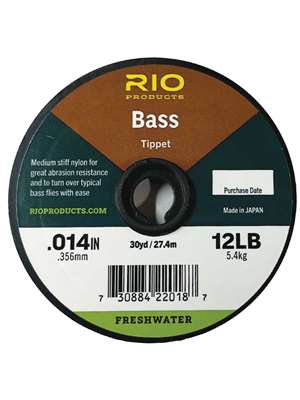 rio bass tippet Sinking Line Leaders