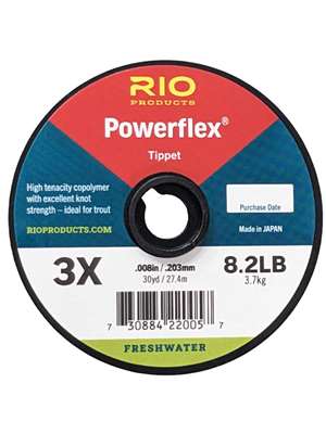 Rio Powerflex Tippet Fly Fishing Tippet Materials- Freshwater