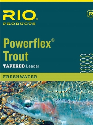 Rio Powerflex Trout Leaders General Fly Fishing Leaders- Freshwater