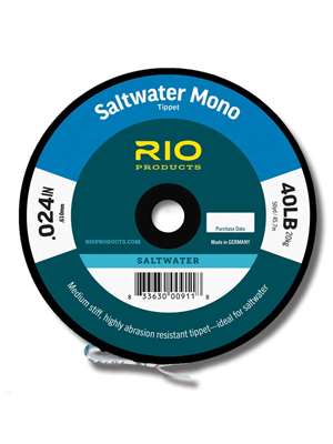 Rio Mono Salwater Tippet Materials Saltwater fly fishing tippet materials