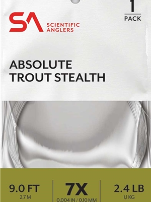 Scientific Anglers Absolute Trout Stealth Leaders Dry Fly Leaders