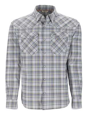 Simms Brackett Shirt- sterling brackett Men's Fly Fishing Shirts at Mad River Outfitters