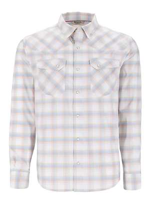 Simms Brackett Shirt- white brackett Men's Fly Fishing Shirts at Mad River Outfitters